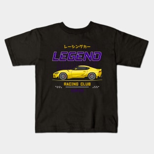 Tuner Yellow MK5 A90 JDM Kids T-Shirt